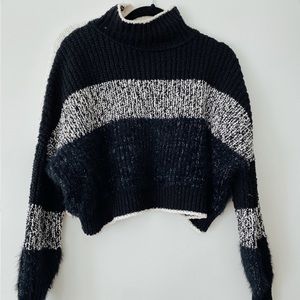 Free People B&W Sweater
